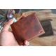 Leather Wallet, Uniq Design Leather Mans Wallet For Gift