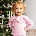 Toddler Pastel Little Debbie Embroidered Charlie Crewneck Sweatshirt |Kids Sweater | Top Pink & Purple Embroidery