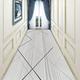 ATTREX Gray Narrow Runner Rug for Hallway Very Long Hall Carpet Runner for Corridor Entrance Hotel Rug Runner 1m 1.5m 2m 2.5m 3m 3.5m 4m 4.5m 5m 5.5m 6m (Size : 60×400cm/2ft×13.1ft)