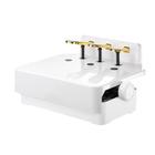 Buhelyc Piano Pedal Extenders Bench, Piano Pedal Extension with 3 Pedals, Adjustable Height, Durable, Stable, for 4-12 Year Olds, 30kg Load-bearing Capacity, Easy to Install, White