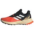 adidas Men's Terrex Soulstride Trail Running Shoes Sneaker, Impact Orange/Cloud White/Core Black, 12 UK