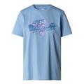 THE NORTH FACE Foundation Traces T-Shirt Steel Blue XL