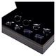 4 Pairs Gift Box Personalized Shirt Accessories Cufflinks Metal For Women And Men Cufflinks Exquisite Mens Gifts (Color : E) (G A)