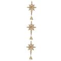 IMIKEYA 3 Pcs Christmas Tree Top Star Bethlehem Star Tree Toppers Christmas Tree Topper Star Xmas Tree Topper Christmas Tree Star Ornaments Outdoor Tree Topper Iron Celebrity Small Tree