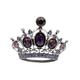 Women's Metal Brooch Purple Crystal Crown Brooches For Women Jewelry Shining Rhinestone Pin Brooch