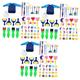 Toyvian 141 Pcs Set DIY Picture Supplies Graffiti Painting Paint Kit for Kids Paint Sponges Sponge Painting for Kids Toddler Paint Kids Paint Brushes Sponge Brush Drawing Tool Child Seal