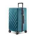NINETYGO Carry on Luggage, Spinner Suitcase with Deeper Packing Capacity, Lightweight Luggage for 3-5 Days Travel, TSA Lock, 22 X 14 X 9 Airline Approved (Hudson), Air Force Blue, Checked 22-Inch,