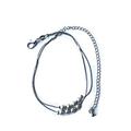 asdchZen Simple Anklets Silver Ankle Bracelets Chain Cuban Link Beaded Anklet Beach Foot Accessories Jewelry Adjustable For Women Fashion Anklet (Silver)