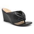 CHARLES BY CHARLES DAVID Women's Shandy Wedge Sandal, Black, 9 UK