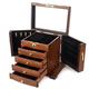 NOALED Jewelry Box Jewelry Case Organizer Jewelry Storage Jewelry Box, 4 Drawers Hardwood Large Wooden Jewelry Organizer With Mirror And Lock, Jewelry Case Storage For Women Gift Jewelry Box Jewelr