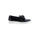 Michael Kors Collection Sneakers: Slip On Platform Casual Black Print Shoes - Women's Size 36 - Almond Toe