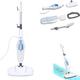 Floor Steam Cleaner, 1500W Electric Steam Mop, Floor Hot Steam Mop, Tile Cleaner, Hard Wood Floor Cleaner, MultiPurpose Handheld Steam Cleaner with 2 Washable Mop Pads and Lightweight, 5m Power Cord