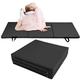 Kids Gymnastics Mat, 70.9 X 23.6 X 2.0 Inch Fitness Yoga Mat Exercise Training and Dance Mat Sports Foldable Mat for Home and Gym Use (Black)
