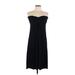 Diva Casual Dress - Party Sweetheart Sleeveless: Black Solid Dresses - Women's Size Large