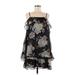 Doe & Rae Cocktail Dress: Black Floral Dresses - New - Women's Size Medium