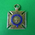 Vintage Hallmarked Sterling Silver Gilt Royal Order Of Buffaloes Masonic Fob/Medal Pendant