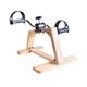 Bike Pedal Exerciser Solid Wood Under Desk Bicycle Pedal Exerciser, Legs Arms Training Peddler Exerciser for Seniors , Fitness Exerciser Peddler for Elderly Rehabilitation Workout Foot Pedal Exerciser