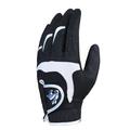 YaoFafa2178 1 Pcs Golf Gloves Mens Non-slip Breathable Microfiber Cloth Left Hand Golfer Outdoor Sports Gloves with Velcro,Black,25(Length19cm)