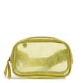 Vera Bradley Women's Clear Small Belt Bag Sling Crossbody Purse, Golden Olive, One Size