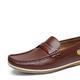 HJGTTTBN Leather Shoes Men Mens Loafers Shoes Slip-On Male Sneakers Casual Leather Driving Classic Boat Shoe Brand Design Flats Loafers for Men (Color : Brown, Size : 6.5 US)