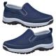 RZYW Slip on Shoes Men Deck Shoes for Men Casual Shoes Men Mens Wide fit Trainers Arch fit Trainers for Men Trainers Casual Comfortable Shoes with Low Arch Support,Blue,48/290mm