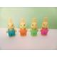 Bunny Rabbit Erasers Rubbers Set Of 4Girls Boys Party Loot Bag Fillers Favours Kids Gifts Stationery