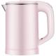 Kettles,0.6L Stainless Inner Lid Electric Kettle 600W (Bpa Free) Cordless Tea Kettle,Fast Boiling Hot Water Kettle with Auto Shut Offwith Boil Dry Protection,Double Walled Insulation/Pink hopeful