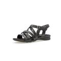Gabor Women's Strappy Sandals, Women's Sandals, Moderate Extra Width (G), Black (black 01), 5.5 UK