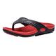 HJGTTTBN Sandals Men Men Beach Flip Flops Summer Casual Shoes Man Slip-on Slippers Male Casual Sandals Mens Bathroom Flip Flop Slides (Color : Red, Size : 9.5 UK)