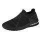Men's Trainers, Breathable Lightweight Sports Shoes, Running Shoes, Walking Shoes, Trail Running, Fitness Shoes, Lace-Up Shoes, Trekking Shoes, Walking Comfortable Summer Shoes, 0319a Black, 11 UK