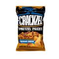 Crackzel Honey Mustard Onion,Garlic Bread,Jalapeno & Cheddar Cheese Pretzels Chips Crisps Bags 85g (24, Cheddar Cheese)