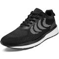 ZGPWZWL Shoes Men's Running Shoes Trainers Sports Shoes Lightweight Trainers Sports Shoes Fitness Shoes Jogging Shoes Leisure Shoes, black, 7 UK