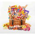 Deluxe Retro Sweet Hamper Large Variety Real Wicker Gift Add Personal Message