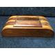 Vintage Cambridge Ware Match Safe/Jewellery Box Made From Various Woods