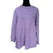 Madewell Sweaters | Madewell Violet Wool And Cotton Knit Crew Neck Sweater Women's Size Large | Color: Purple | Size: L