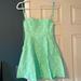 Zara Dresses | Bnwt Zara Mini Dress | Color: Green/White | Size: S