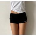 Low Waisted Hot Pants, Girl Shorts in Black Or Gray, Volley Shorts, Small Xs Customized With Name, Beach