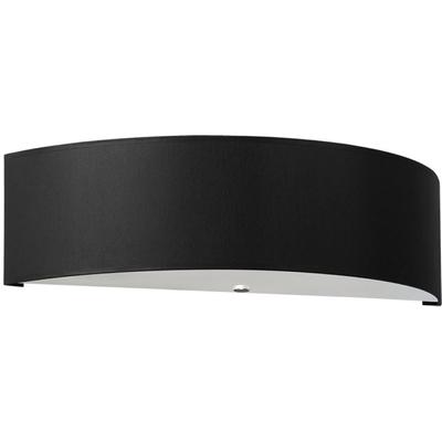 SOLLUX LIGHTING Wandleuchte "SKALA", schwarz, H: 12cm, Lampen, Das Oberteil scheint