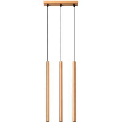 SOLLUX LIGHTING Hängeleuchte "PASTELO", gold (golden), H: 110cm, Lampen, leuchtet nieder