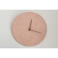 Clay Plaster Wall Clock | Wooden Hand Interior Design Handmade