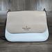 Kate Spade Bags | Kate Spade Staci Colorblock White Saffiano Leather Flap Shoulder Bag Purse | Color: Cream/White | Size: Os