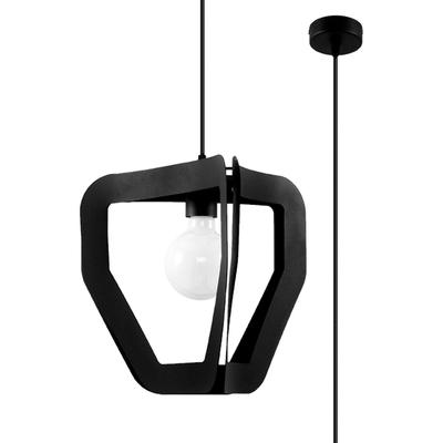 SOLLUX LIGHTING Hängeleuchte "TRES", schwarz, H: 130cm, Lampen, Slush -Einstellung