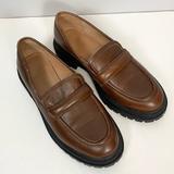 Madewell Shoes | Madewell The Bradley Lugsole Loafers Leather Women’s Shoes Size 6.5 Brown | Color: Brown | Size: 6.5