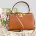 Tory Burch Bags | Authenticated New Tory Burch Mini Eleanor Satchel In Malt Whiskey $528 | Color: Brown/Tan | Size: Os