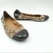 Coach Shoes | Coach Callie Monogram Brown Tan Flats Shoes Womens 6.5 | Color: Brown/Tan | Size: 6.5