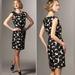 Kate Spade Dresses | Kate Spade Beautiful Ivory Black Dress Circle Print Dress Sz 6 Silk Cotton | Color: Black/Cream | Size: 6