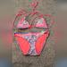 American Eagle Outfitters Swim | American Eagle Paisley Bikini M/L | Color: Blue/Pink | Size: M