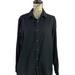 Michael Kors Shirts | Michael Kors Men's Large Tailored Fit Black, Button Down Dress Shirt 100% Cotton | Color: Black | Size: L