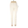 Athleta Jeggings - Mid/Reg Rise: Ivory Bottoms - Women's Size 10 Petite - Ivory Wash