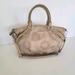 Coach Bags | Coach Madison Hand Bag Shoulder Bag Beige 15935 Medium Multiway Satine Fair | Color: Tan | Size: Os